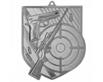 Streljačka medalja Targetis s motivom oružja i mete 78x68mm_EliteSport