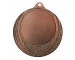 Metalna medalja Edera s reljefnim lisnatim vijencem 70mm_EliteSport