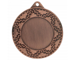 Metalna medalja Vectra s geometrijskim rubom 40mm_EliteSport