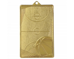 Košarkaška medalja Courtis s motivom terena i lopte 70x45mm_EliteSport