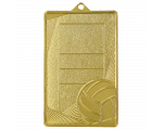 Odbojkaška medalja Setpoint s motivom terena i lopte 70x45mm_EliteSport