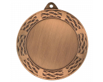 Metalna medalja Fronda s reljefnim lisnatim rubom 70mm_EliteSport
