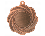 Metalna medalja Spiralis s prostorom za amblem 50mm_EliteSport