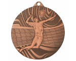 Odbojkaška medalja Poen s motivom igrača na mreži 50mm_EliteSport