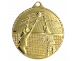 Odbojkaška medalja Volleyra s motivom igrača na mreži 45mm_EliteSport