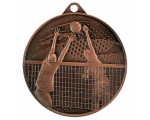 Odbojkaška medalja Volleyra s motivom igrača na mreži 45mm_EliteSport