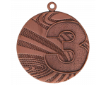 Metalna medalja Podium s oznakom plasmana 40mm_EliteSport
