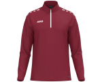 Jako One ziptop majica dugih rukava – bordo_EliteSport