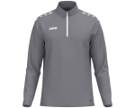 Jako One ziptop majica dugih rukava – siva_EliteSport