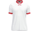 Jako Retro dres kratkih rukava — bijela/crvena_EliteSport