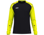 Jako Sonic majica dugih rukava — crna/neon žuta_EliteSport