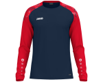Jako Sonic majica dugih rukava — tamno mornarsko plava/crvena_EliteSport