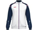 Jako Sonic poliester jakna – bijela/tamno plava_EliteSport