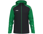 Jako Sonic jakna s kapuljačom – crna/zelena_EliteSport