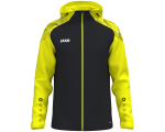 Jako Sonic jakna s kapuljačom – crna/žuta_EliteSport