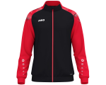 Jako Sonic poliester jakna – crna/crvena_EliteSport