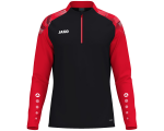 Jako Sonic ziptop majica dugih rukava – crna/crvena_EliteSport