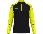 Jako Sonic ziptop majica dugih rukava – crna/žuta_EliteSport