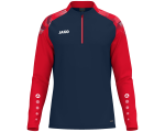 Jako Sonic ziptop majica dugih rukava – tamno mornarsko plava/crvena_EliteSport