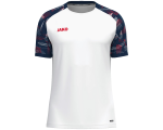 Jako Sonic majica kratkih rukava — bijela/tamno plava_EliteSport
