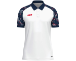 Jako Sonic polo majica kratkih rukava – bijela/tamno plava_EliteSport