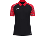 Jako Sonic polo majica kratkih rukava – crna/crvena_EliteSport