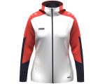 Jako Dynamic jakna s kapuljačom – bijela/koraljna/tamno plava_EliteSport