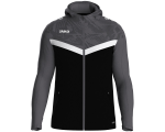 Jako Iconic jakna s kapuljačom – crna/antracit_EliteSport