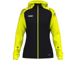 Jako Sonic jakna s kapuljačom – crna/žuta_EliteSport