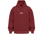 Jako Wardrobe majica s kapuljačom — bordo_EliteSport