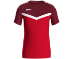 Jako Iconic poliester majica kratkih rukava — crvena/bordo_EliteSport
