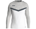 Jako Iconic sweat majica dugih rukava — bijela/siva_EliteSport