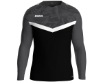 Jako Iconic sweat majica dugih rukava — crna/antracit_EliteSport
