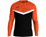 Jako Iconic sweat majica dugih rukava — narančasta/crna_EliteSport