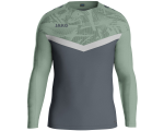 Jako Iconic sweat majica dugih rukava — sivo zelena/siva_EliteSport