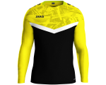 Jako Iconic sweat majica dugih rukava — žuta/crna_EliteSport
