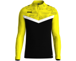 Jako Iconic ziptop majica dugih rukava – žuta/crna_EliteSport