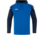 Jako Performance poliester majica s kapuljačom — plava_EliteSport