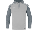 Jako Performance poliester majica s kapuljačom — siva_EliteSport