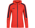 Jako Power jakna s kapuljačom – neon narančasta_EliteSport