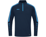 Jako Power ziptop majica dugih rukava – tamno plava_EliteSport