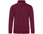 Jako Doubletex jakna s patentom – bordo_EliteSport