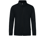 Jako Doubletex jakna s patentom – crna_EliteSport