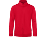 Jako Doubletex jakna s patentom – crvena_EliteSport