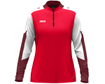 Jako Dynamic ziptop majica dugih rukava – crvena_EliteSport