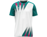 Jako Vintage dres kratkih rukava — bijela/tirkizna_EliteSport