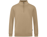 Jako Organic ziptop majica dugih rukava — bež_EliteSport