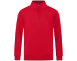 Jako Organic ziptop majica dugih rukava — crvena_EliteSport