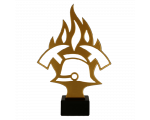 Metalni trofej Firefighter Attributes_EliteSport