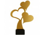 Metalni trofej Hearts of Love_EliteSport